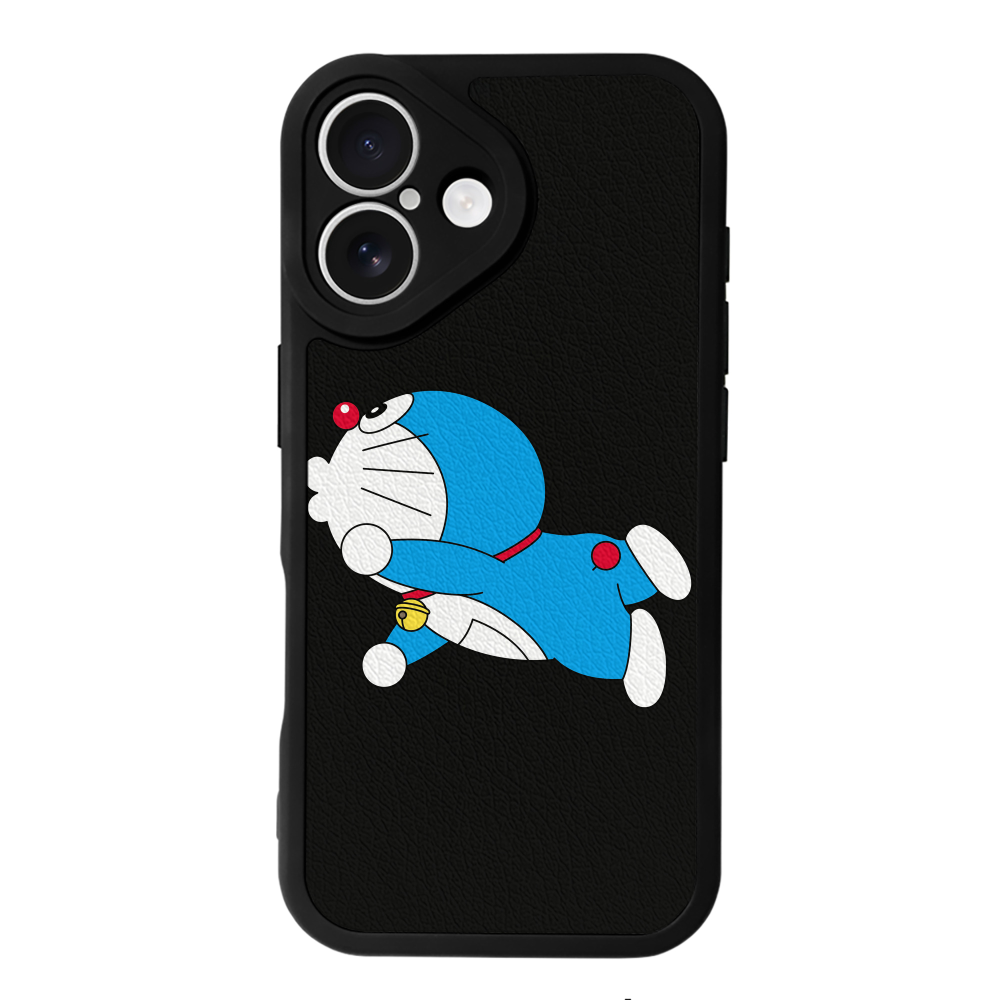 （画像用） ドラえもん Doraemon 【iPhone 16シリーズ対応】シリコンスマホケース（レザー調） 材質：シリコン
